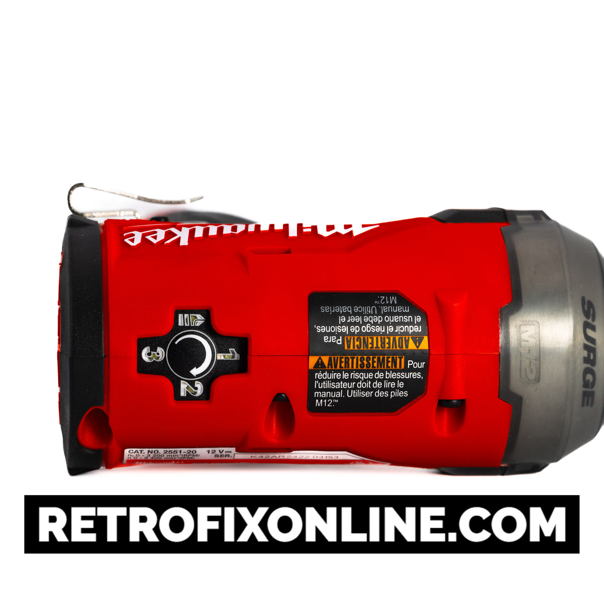 Milwaukee M12 FUEL SURGE 2551-20 Sub Compact Hydraulic Impact Driver (Tool Only)