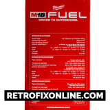 Milwaukee 2962-20 M18 FUEL 1/2" Mid-torque Impact Wrench with Friction Ring